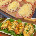 Apéritif rapide à base de pâte feuilletée au jambon et au fromage